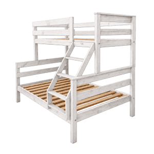 Citi Tribunk single over double bed Pine Wood White Wash