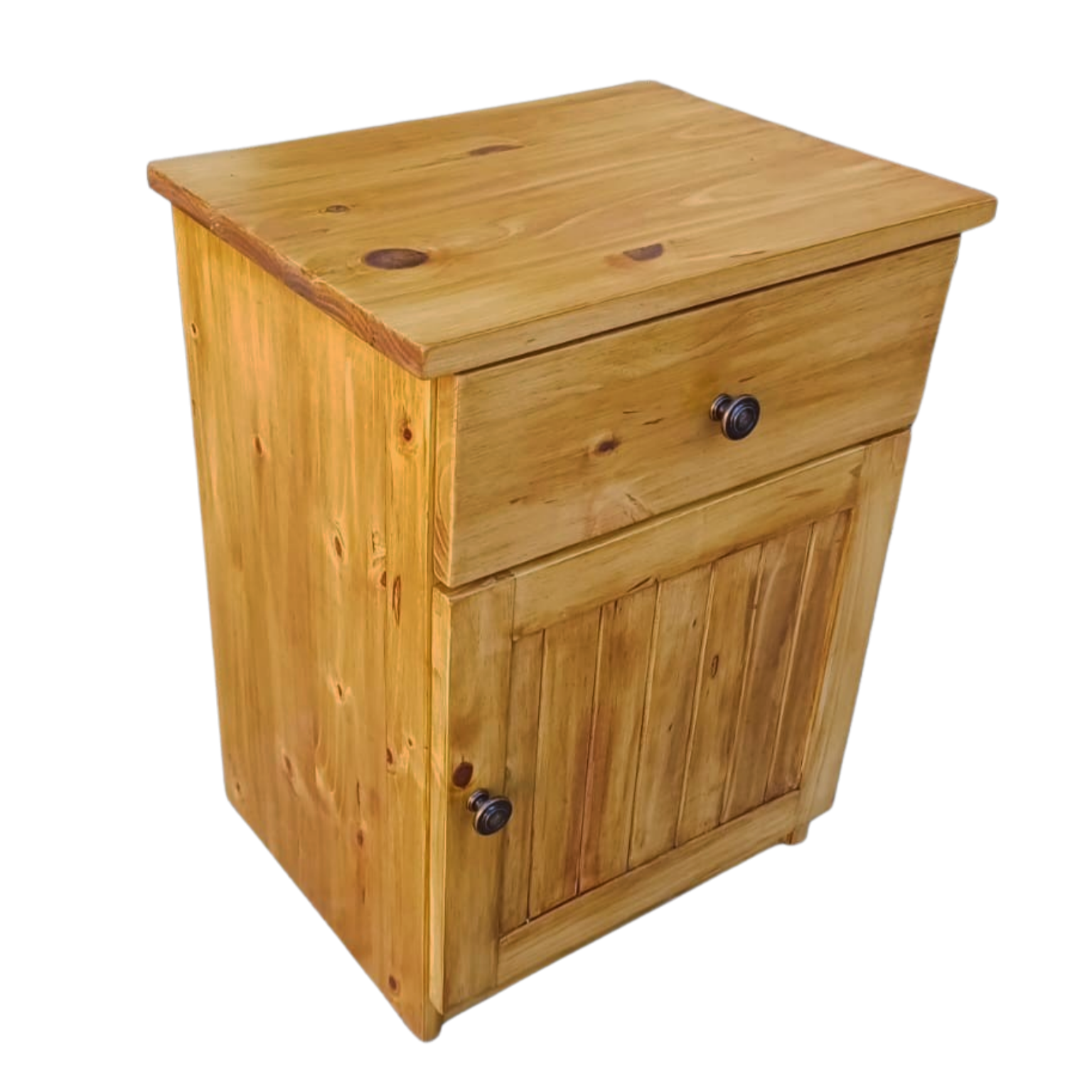 Door and Drawer Wooden Pedastal Dream Beds