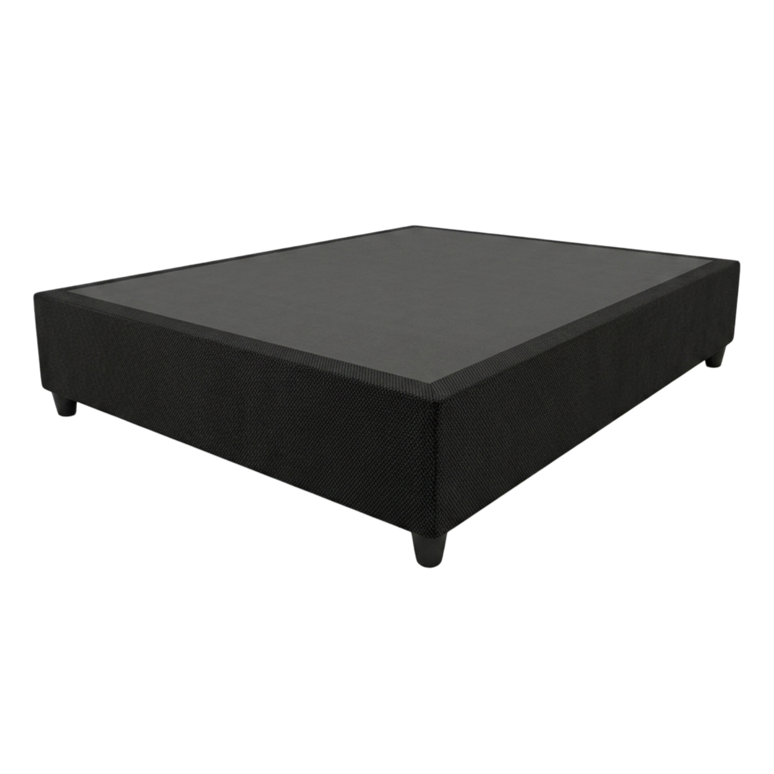 Black Upholstered value range bed set base only