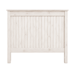 chic white washed pine headboard Dream Beds