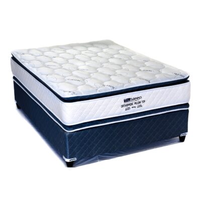 Dual sided pillow top bed