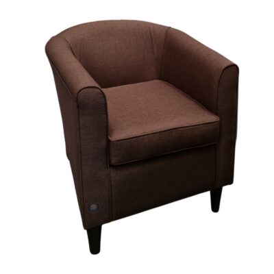 tub armchair brown