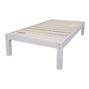 White wash High leg pine bed frame Dream Beds