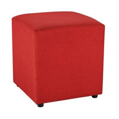 red ottoman for sale