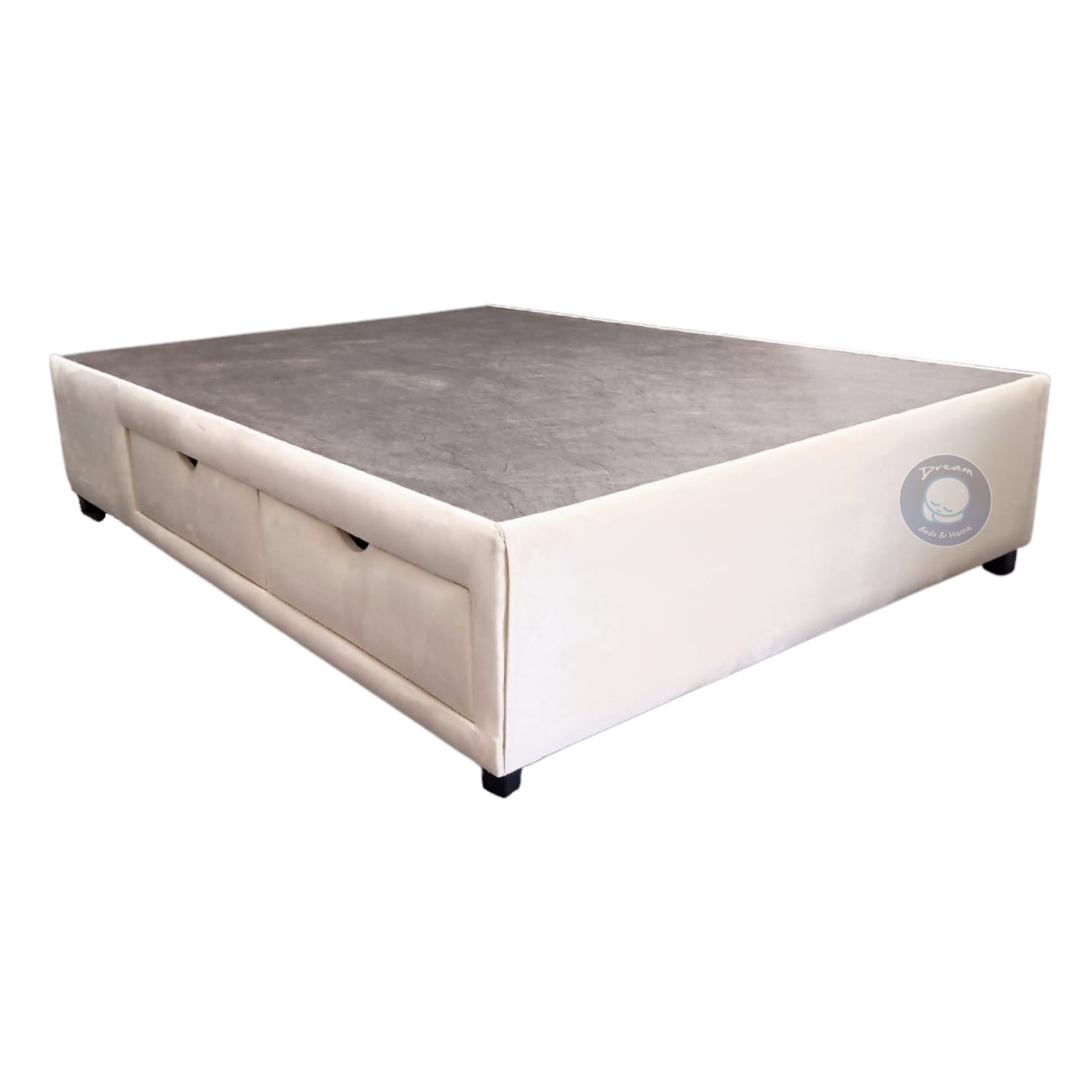 Upholstered Bed Base with Drawers 4 Dream Beds & Home