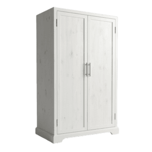 White wash Wooden Wardrobe Dream Beds