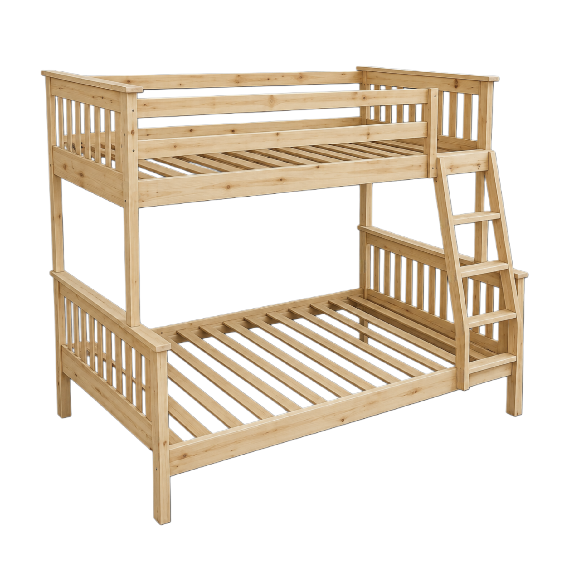 single over three quarter bunk Beach Natural clear