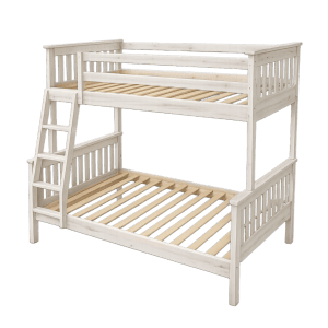 three quarter over double bunk beach white