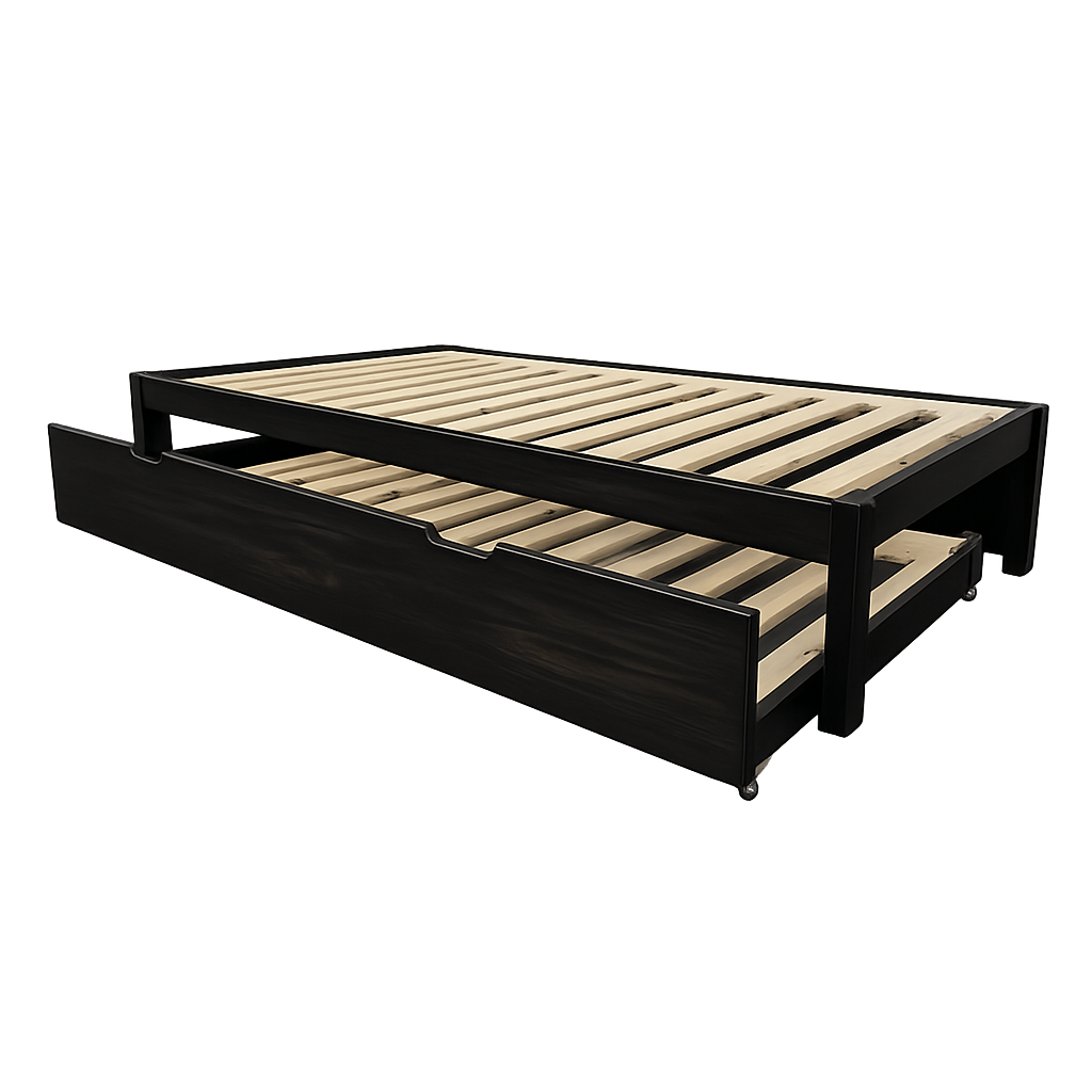 wooden divan bed base with underbed