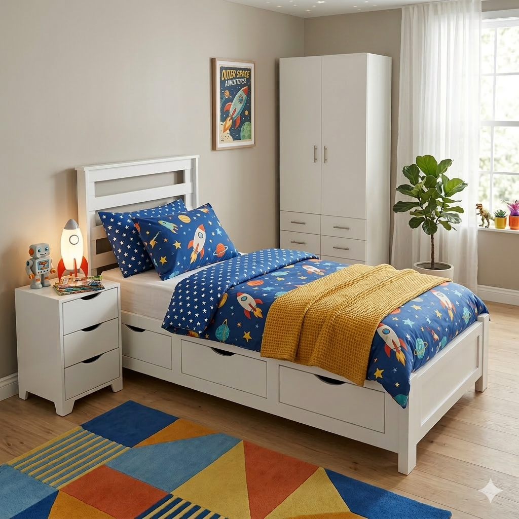 zed revive bed with drawers lifestyle image