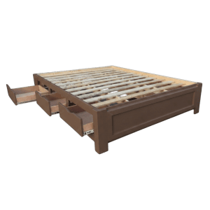 Revive 6 drawer storage bed base Brown Dream Beds
