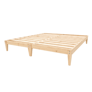 Natural clear king slatted wooden frame Dream Beds