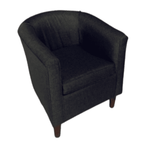 tub chair black