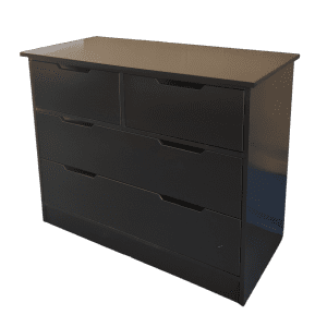 black chest of draws
