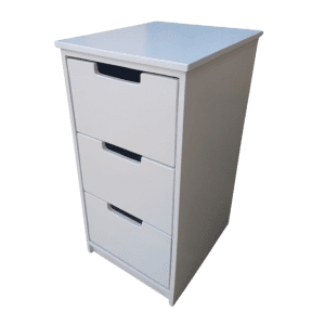 Modern Bed Side Table or Chest white