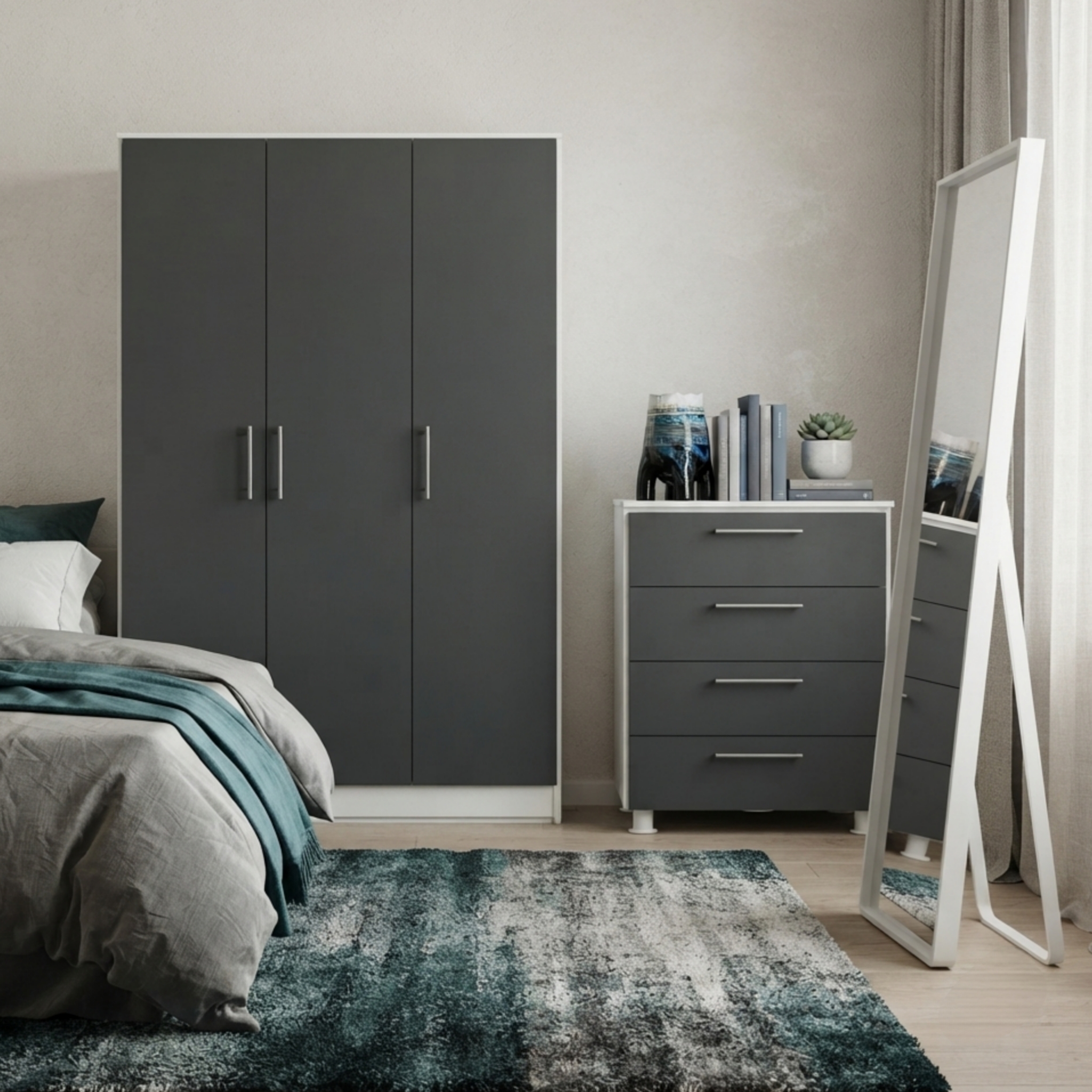 3 door wardrobe salte
