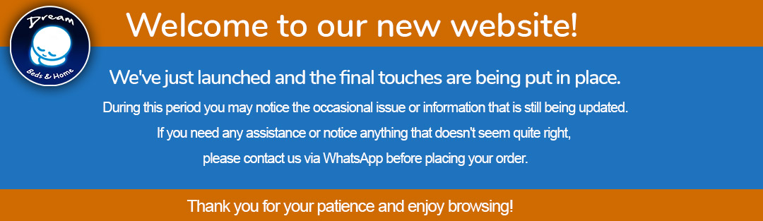 Drean Beds & Home - New site launch banner