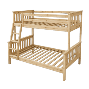 single over three quarter bunk beach natural clear