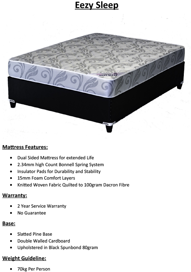Value Range Eezy Sleep